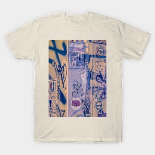 Pink Street Art Graffiti NYC Sticker Tag T-Shirt